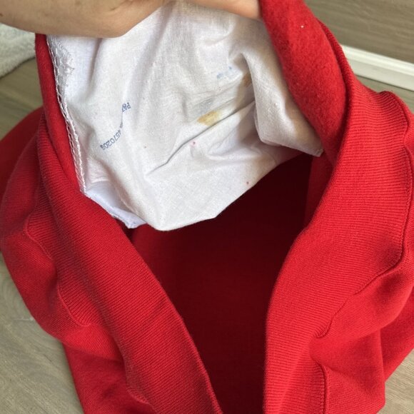 Vintage Ultra Sweats Christmas Sweatshirt Dear Santa I Want It All Light Up Sz M - Picture 10 of 11